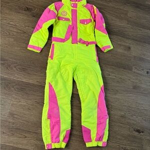 Vibrant Pink and Yellow Women's Jumpsuit
